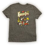 The KC Icons T-Shirt | Red + Gold