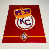 Kansas City Monarchs Logo Print (Red) | 11inx14in
