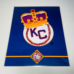 Kansas City Monarchs Logo Print (Blue) | 11inx14in
