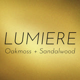 LUMIERE | Oakmoss + Sandalwood Candle