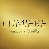 LUMIERE | Amber + Vanilla Candle